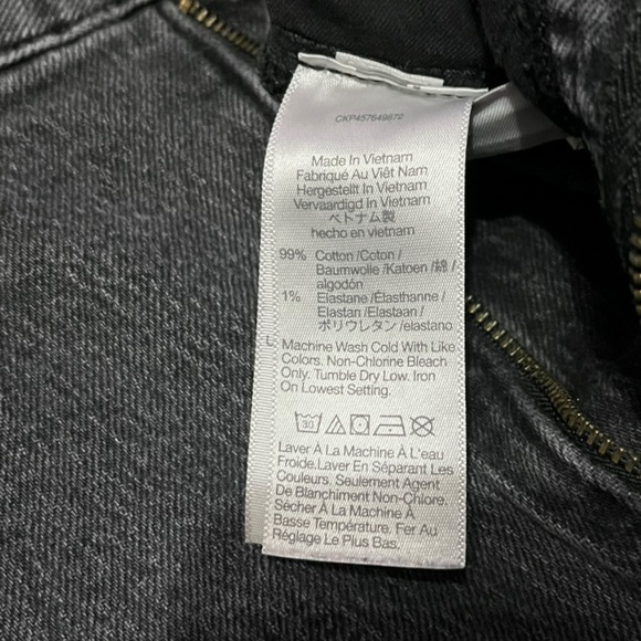 Madewell The Curvy Perfect Vintage Jeans in Lunar Wash Black Size 27 - Picture 10 of 12